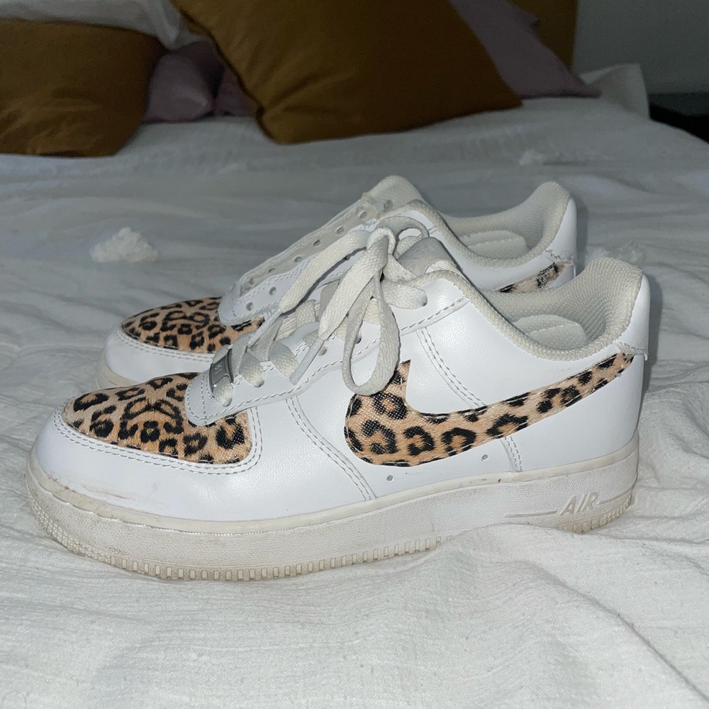 Nike Air Force Ones Cheetah Custom Made